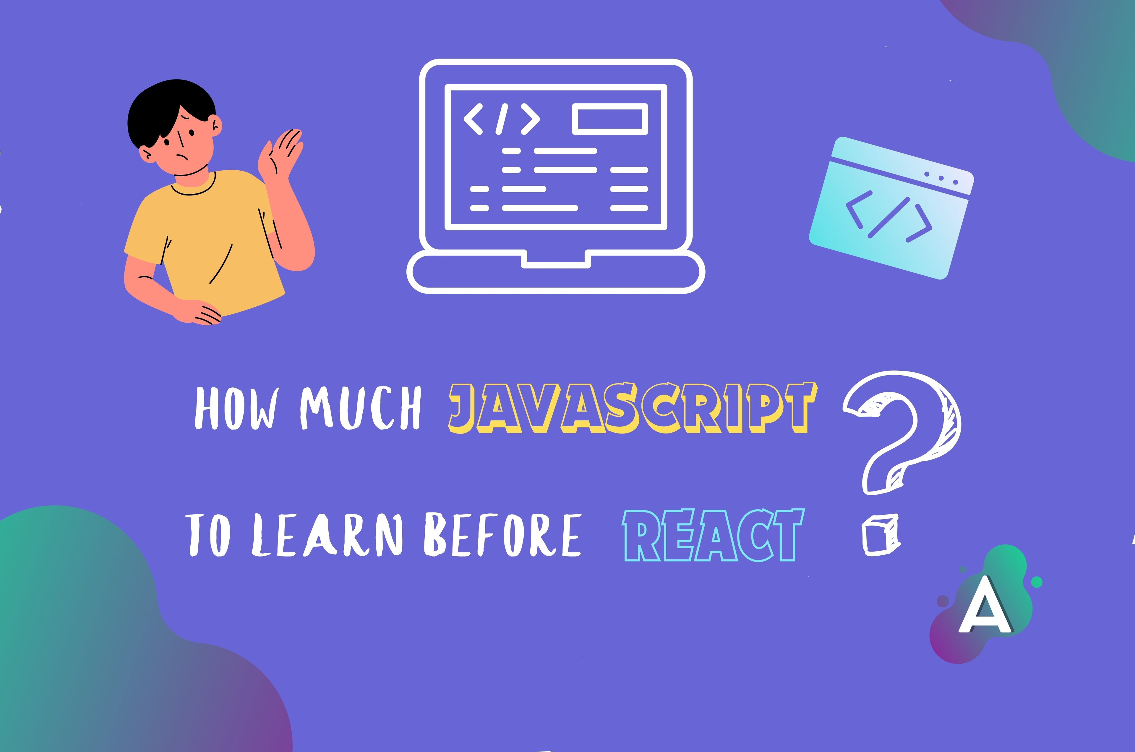 how much js before react main image